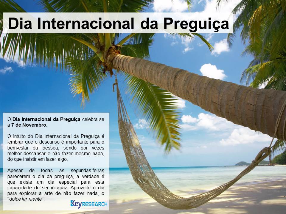 Keyresearch Angola - Dia Internacional da Preguiça