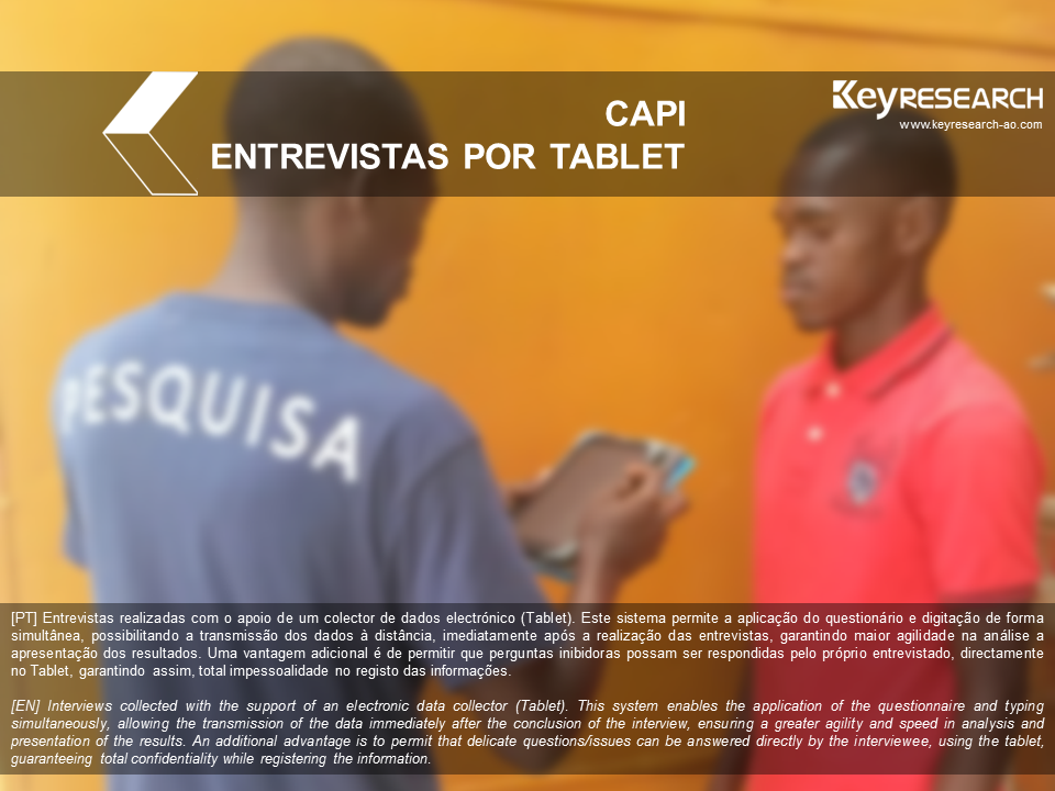 Keyresearch Angola - ENTREVISTAS POR TABLET