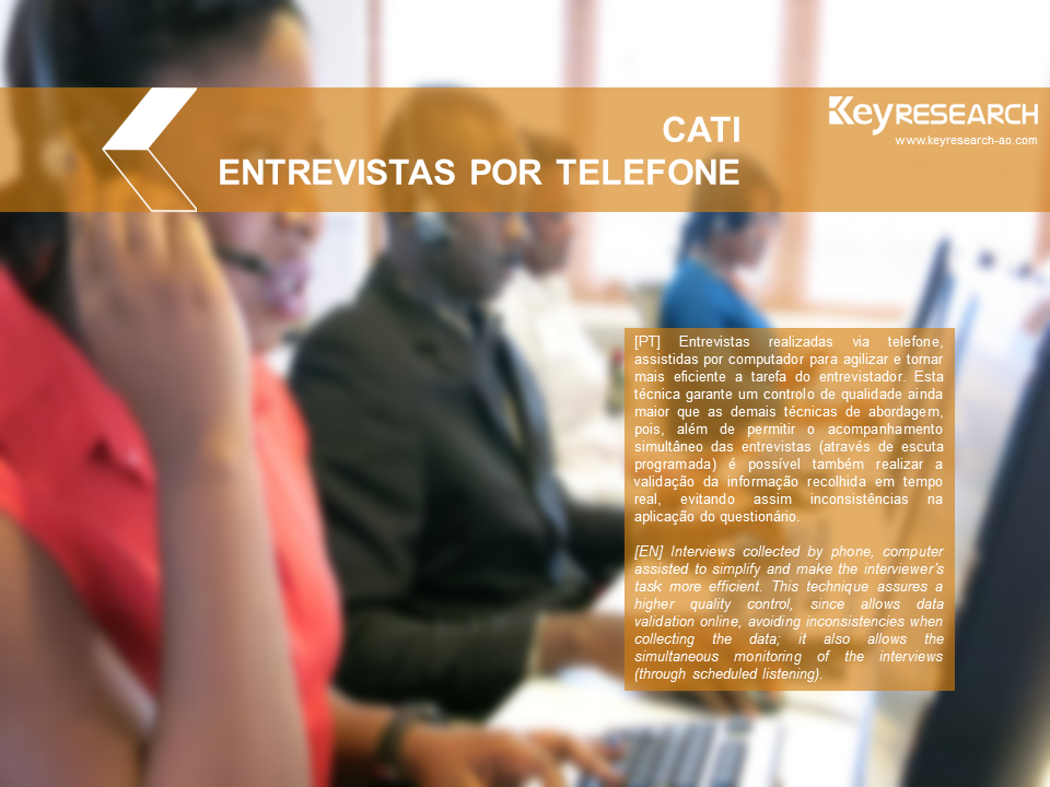 Keyresearch Angola - ENTREVISTAS POR TELEFONE
