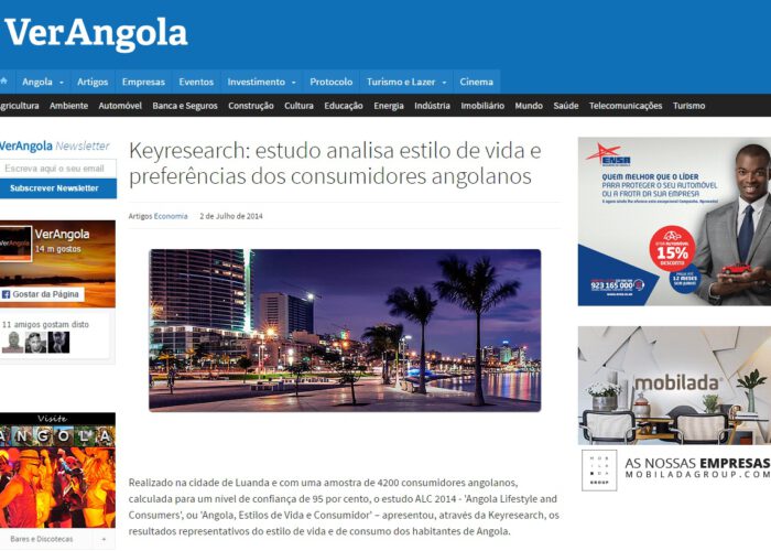 Keyresearch Angola - VerAngola - Estudo ALC