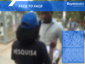 Keyresearch Angola - FACE TO FACE