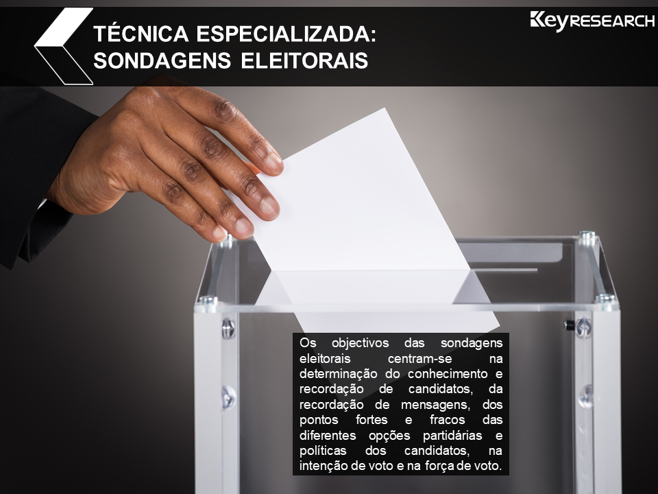 Técnica especializada: SONDAGENS ELEITORAIS